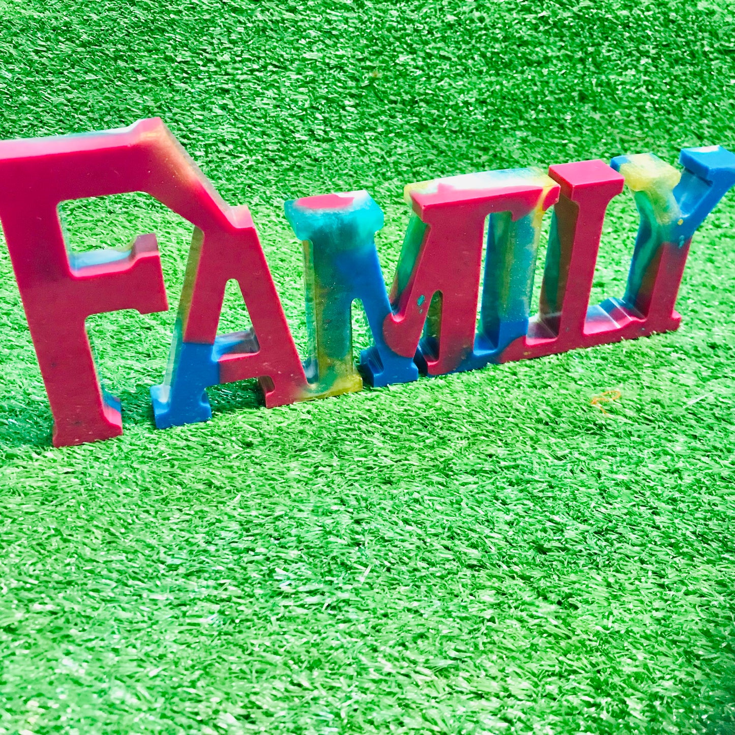 Resin 3D Word Decorations