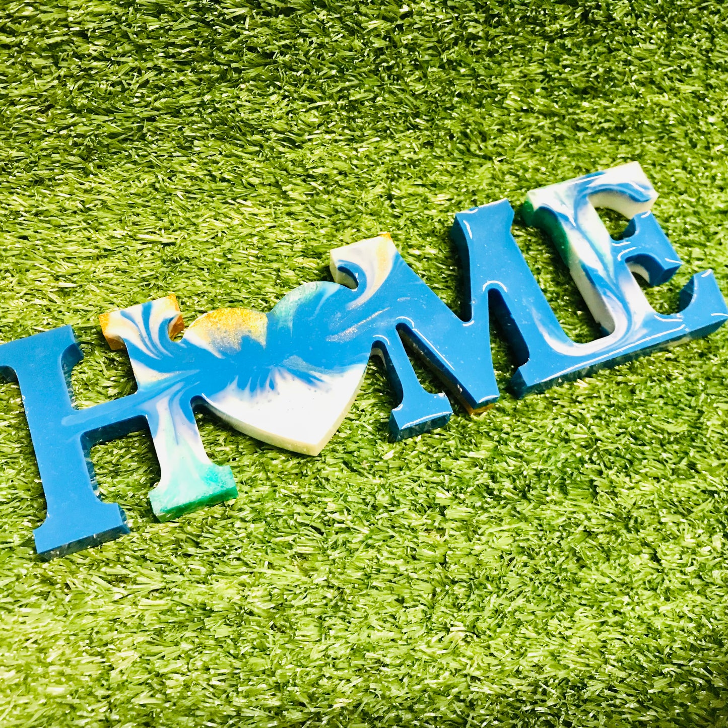 Resin 3D Word Decorations