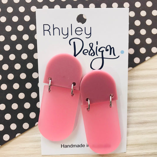 Stylish Oval Statement Earrings