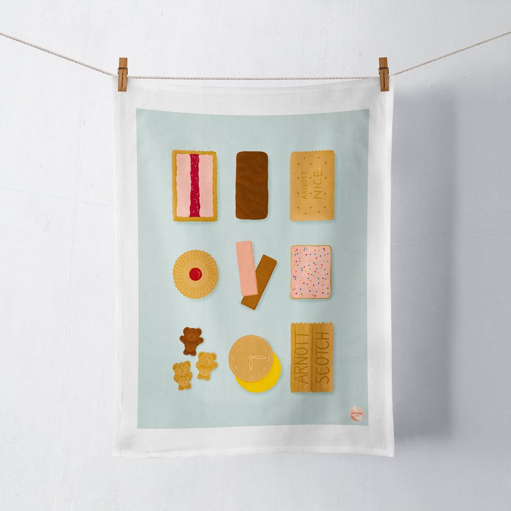Tea Towel - Bikkies
