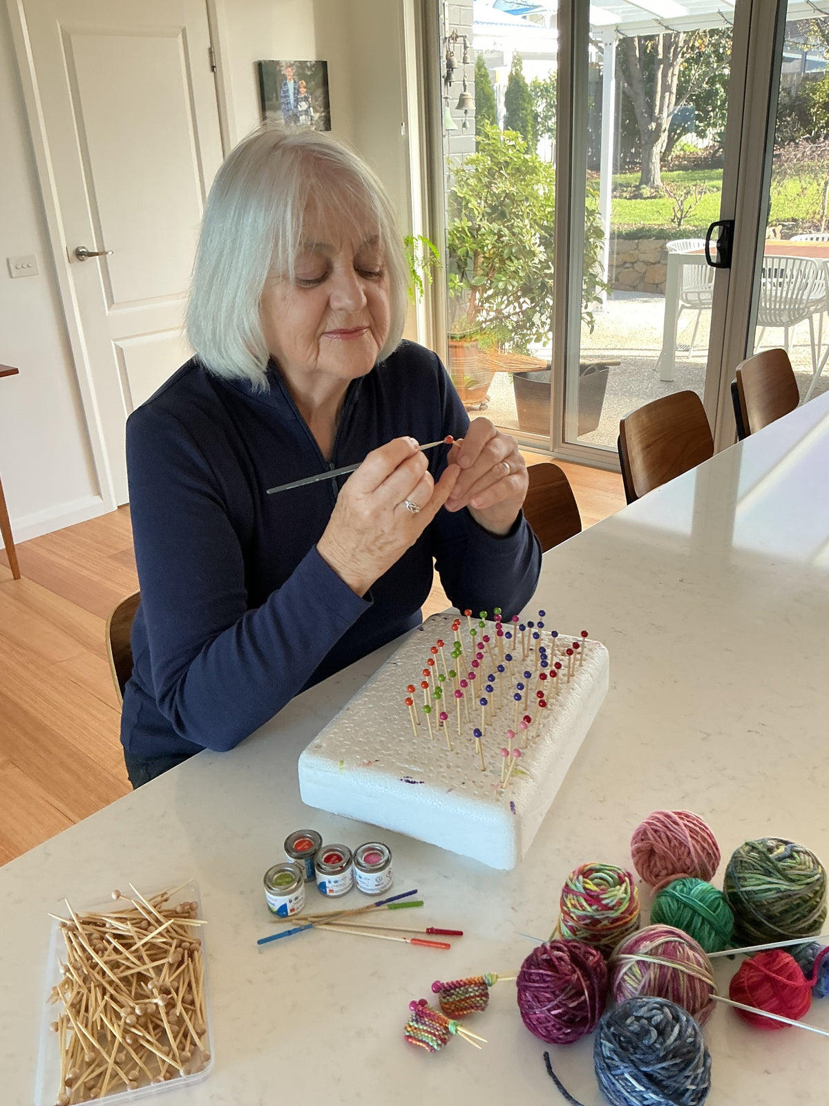 Handcrafted Knitter's Brooch
