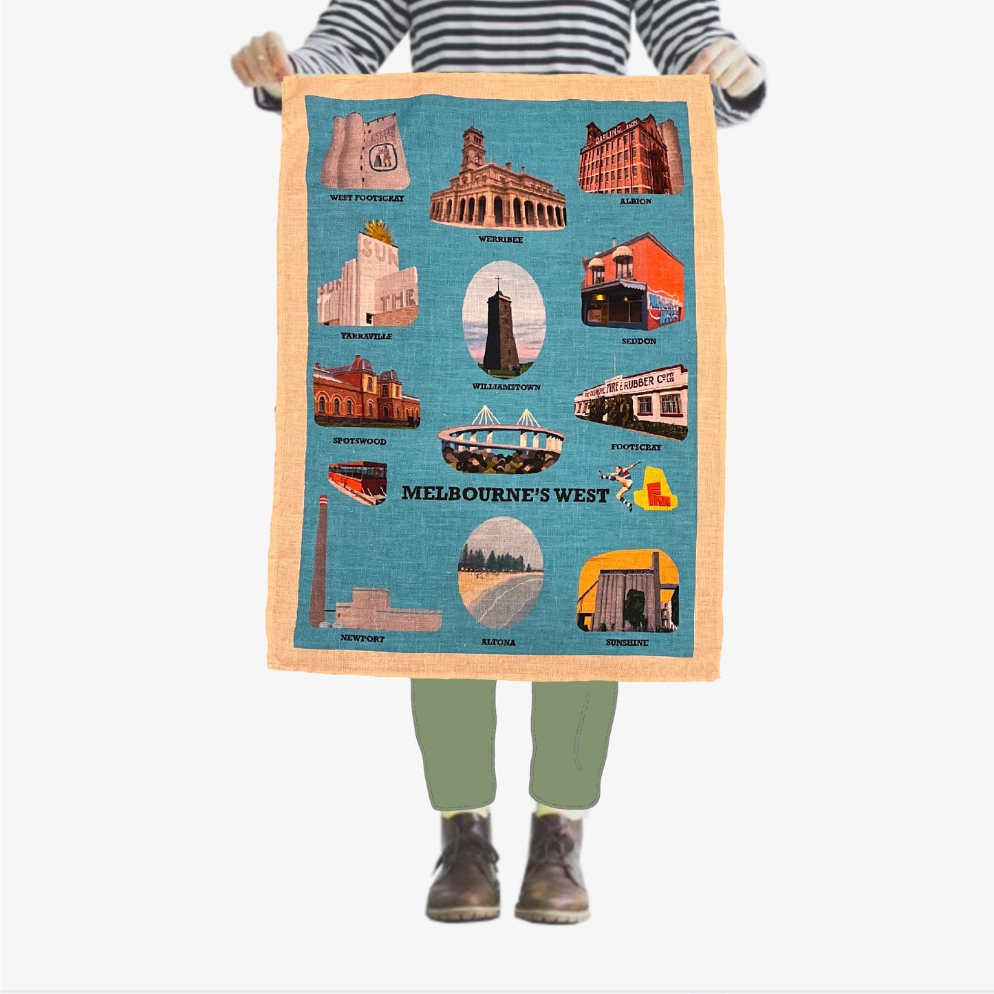 Tea Towel - Melbourne's West Vintage