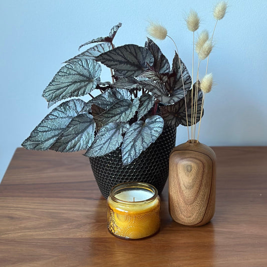 Handturned Timber Vase - Camphor Laurel
