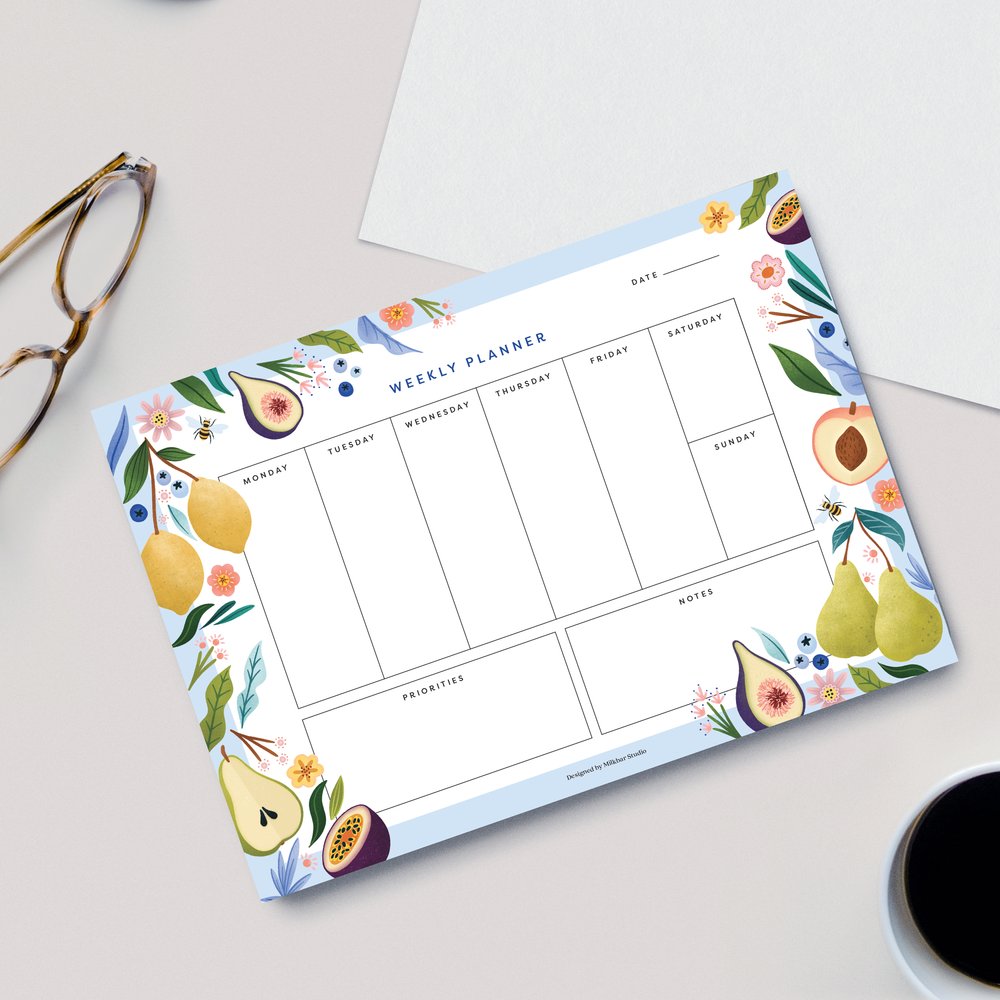 Weekly Planner Notepad **ON SALE**
