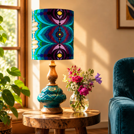 Custom Lamp Shade only - Warm Retro