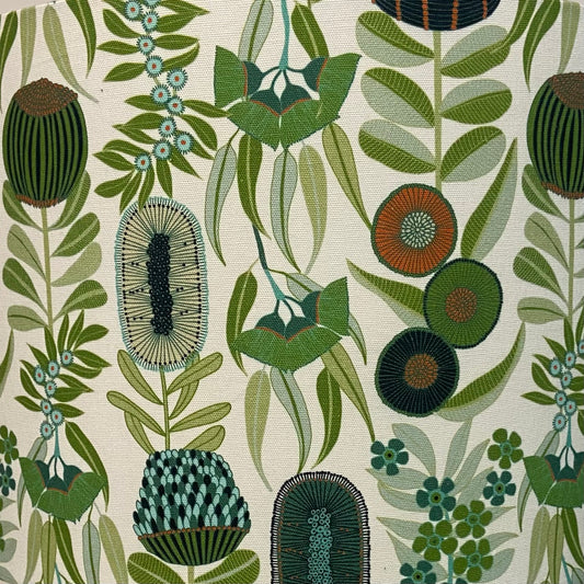 green native floral shade