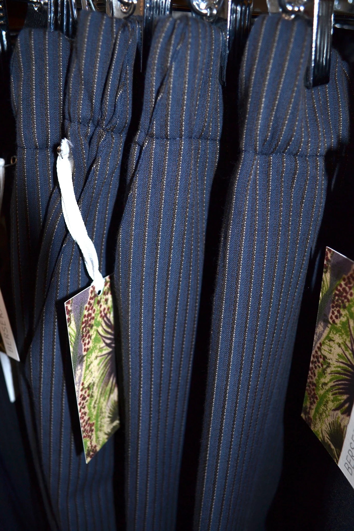 Women's Handmade Slider Pants - Royal Stripe