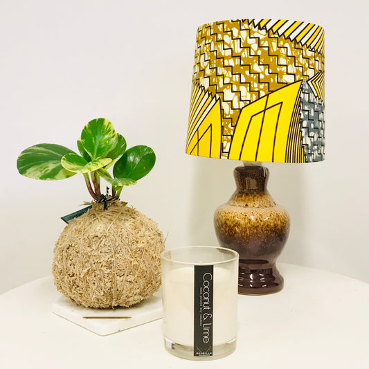 Custom Lamp Shade only - African Wax Yellow