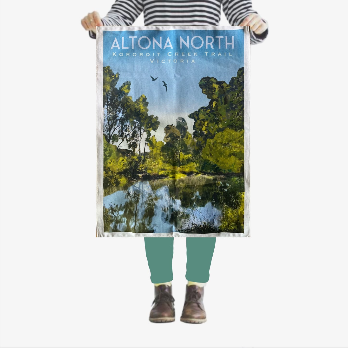 Tea Towel - Altona North Kororoit Creek Trail