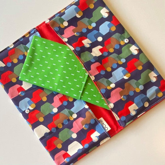 Nappy Traveller - CARS ON NAVY