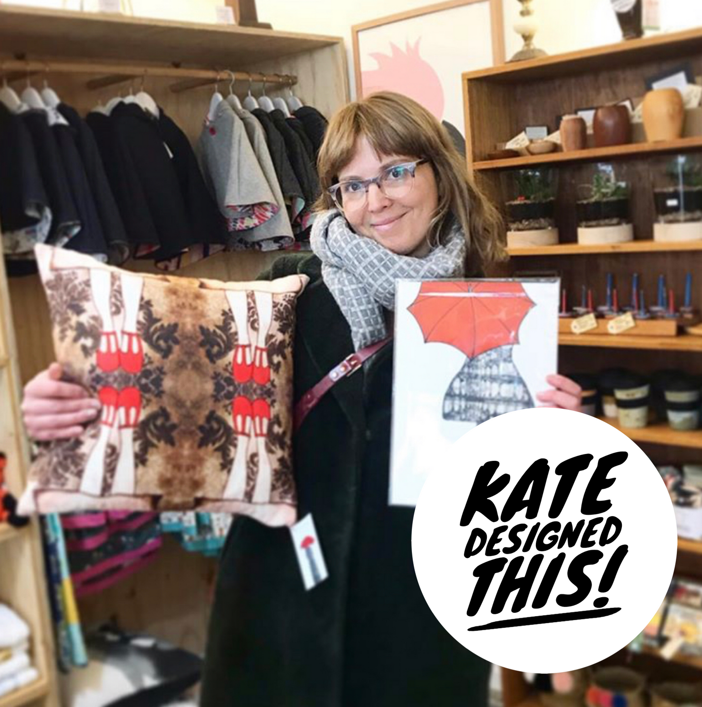 Aluminium Original Art Brooch / Pendant