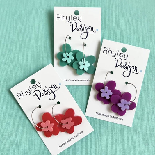 Double Bloom Earrings