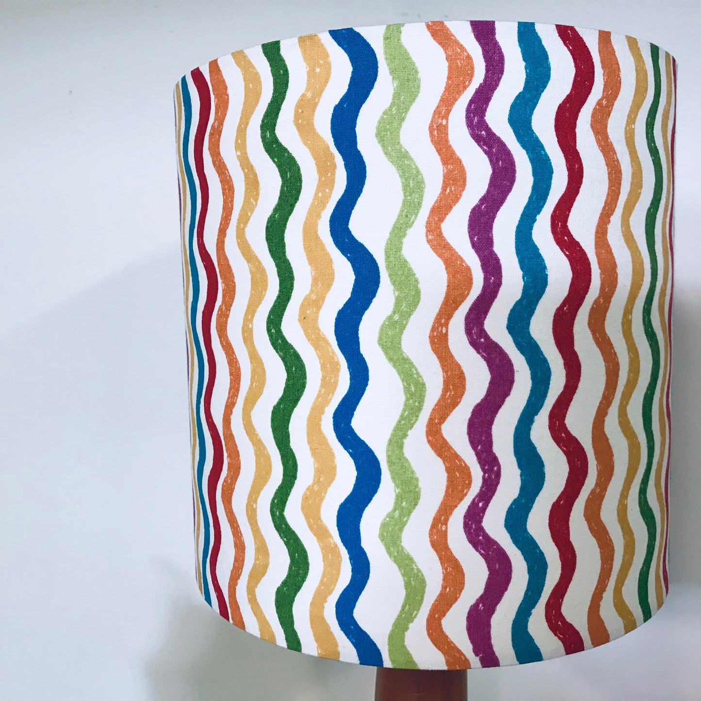 Custom Lamp Shade only - Rainbow Waves