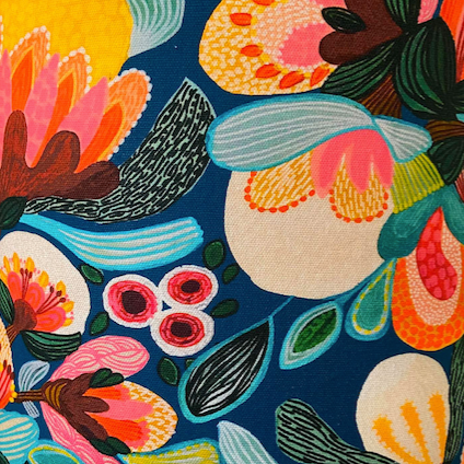 Custom Lamp Shade only - Bright Floral