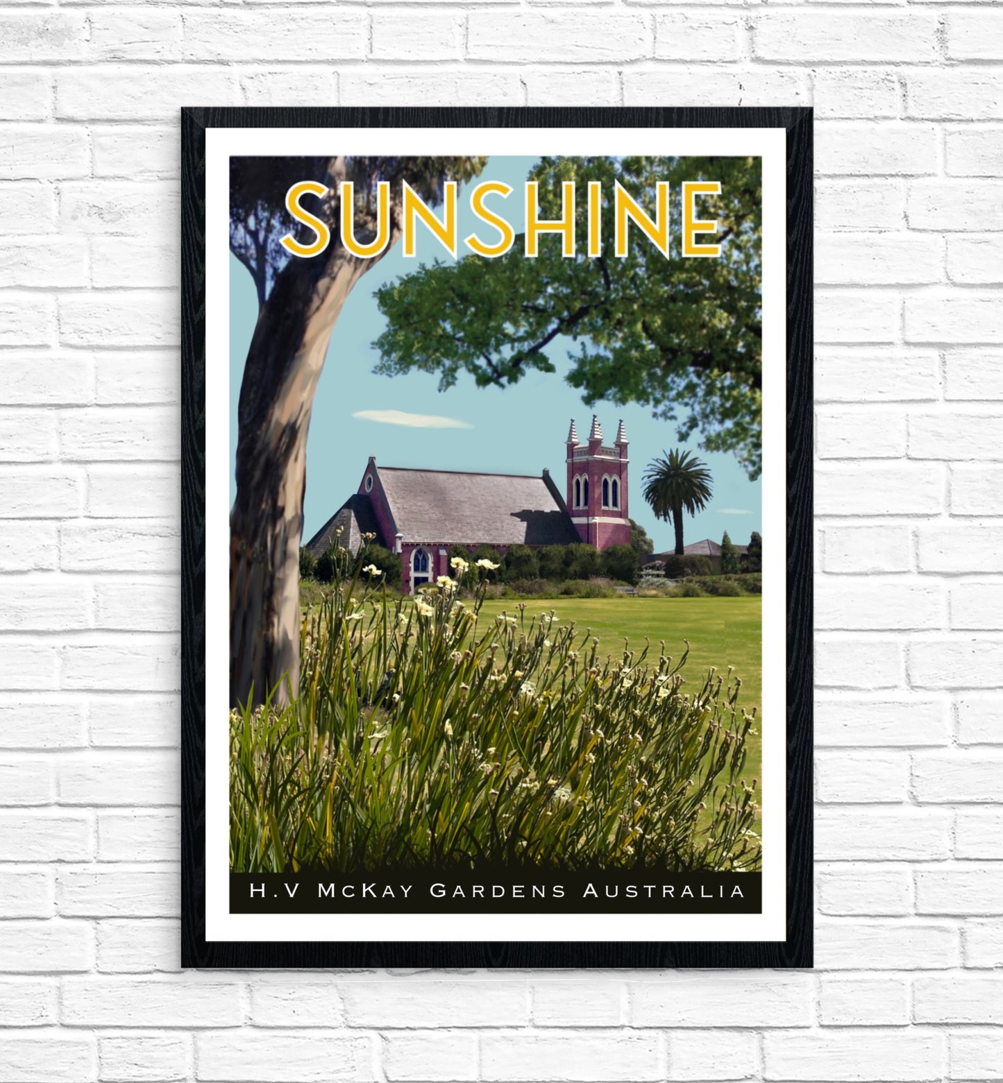 Vintage Poster - Sunshine McKay Gardens