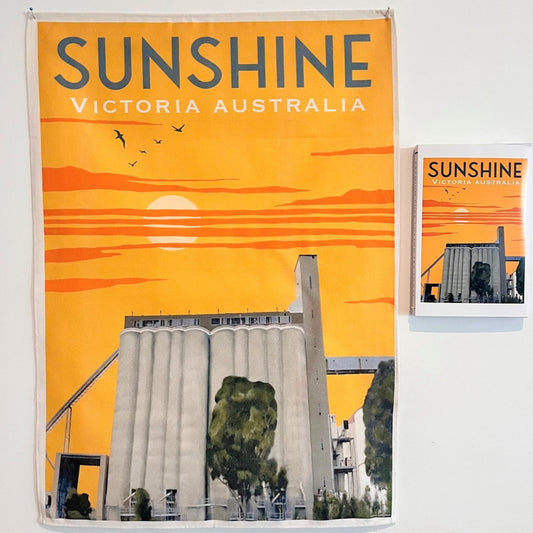 Tea Towel - Sunshine Silos