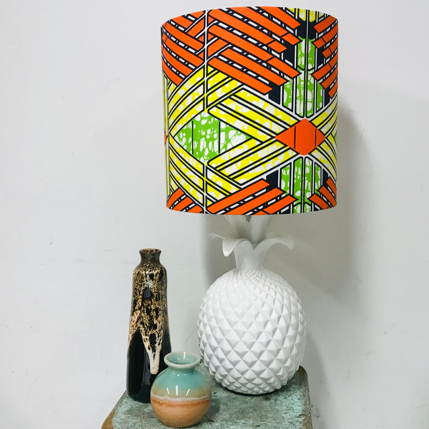 Custom Lamp Shade only - African Wax Weave Print
