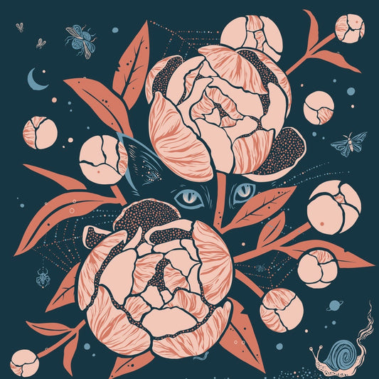 Mindful Jigsaw Puzzle - Peony Kitty **ON SALE**