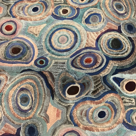 Custom Lamp Shade only - Puyurru Pastels