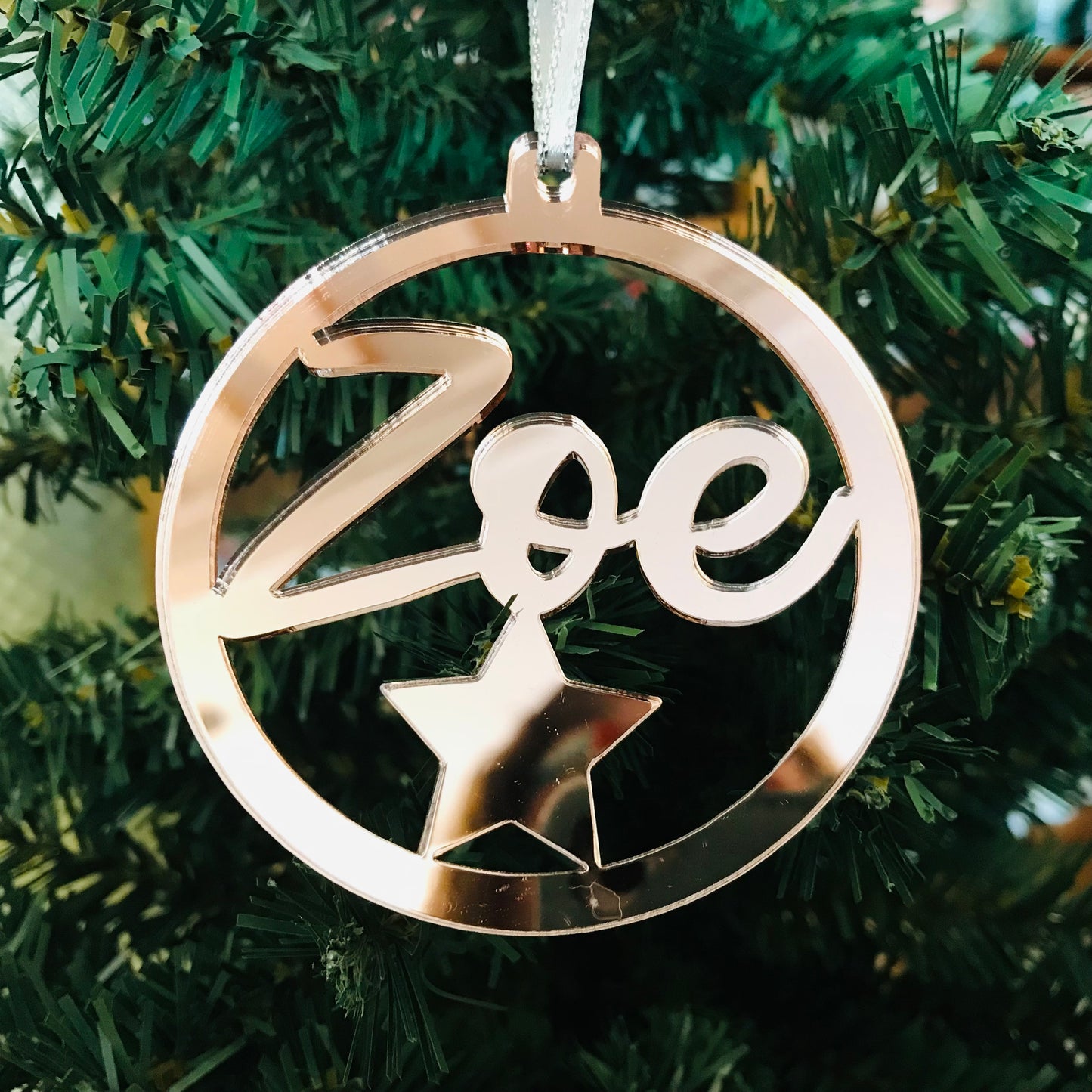 Christmas Personalised Decorations - Lasercut Acrylic