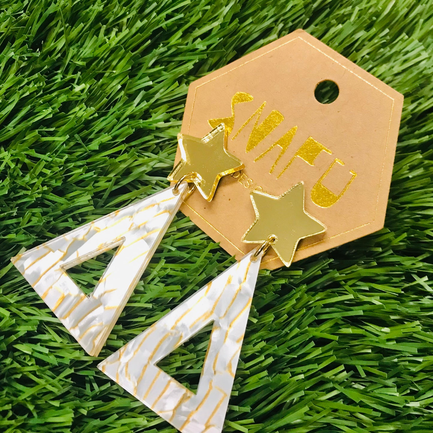 Christmas Open Tree Stud Earrings