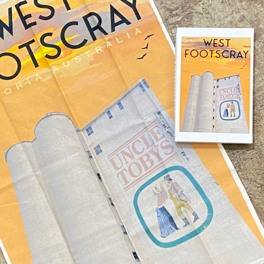 Tea Towel - West Footscray Uncle Toby's Silos