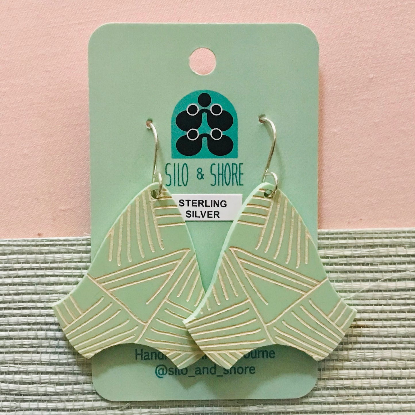 Art Deco Acrylic Earrings - Flare (large)