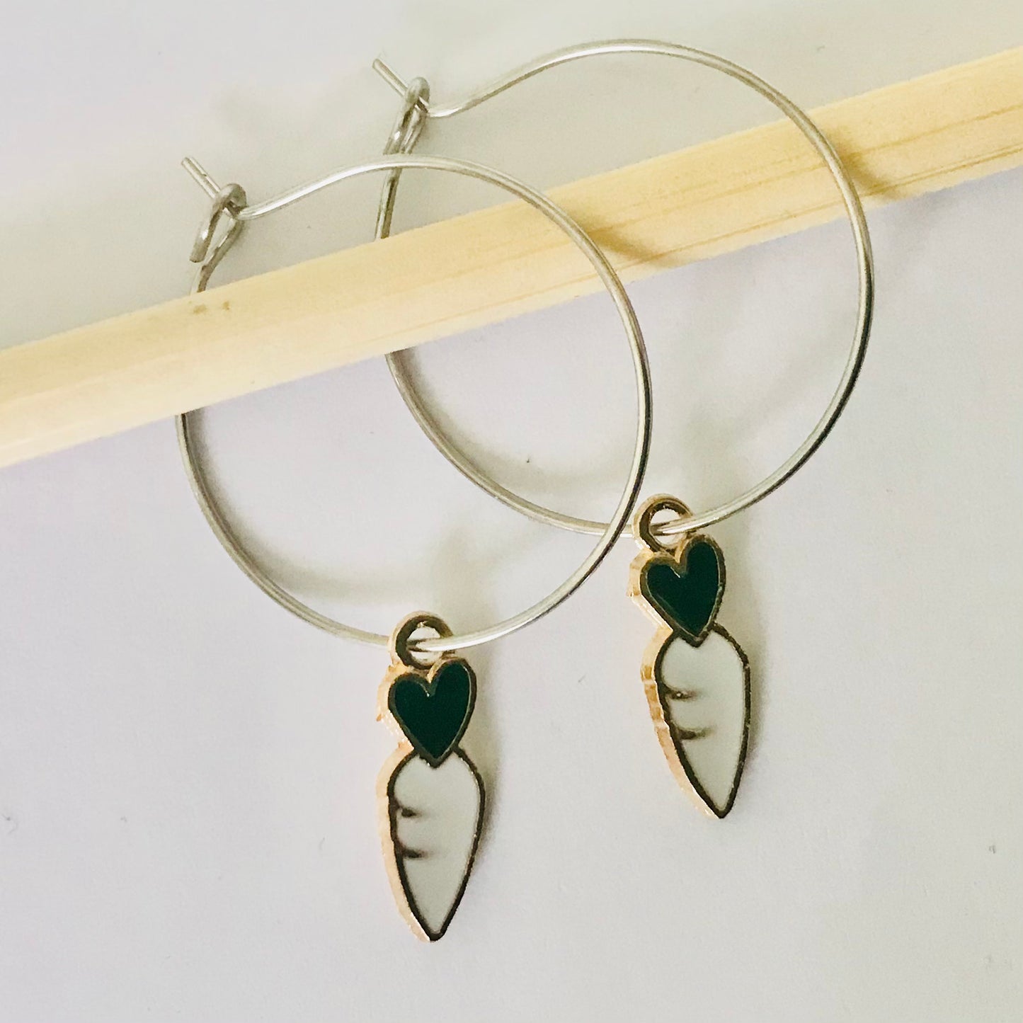 Fruit & Vegetable Hoop Earrings