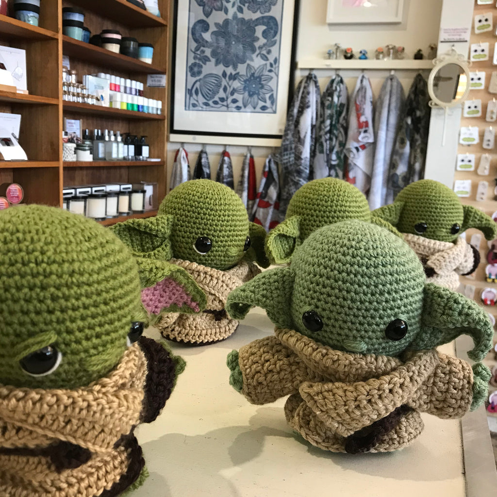 Baby Yoda Grogu Crochet Toy