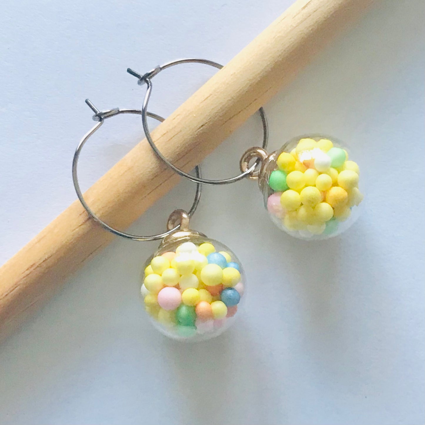 Gumball Hoop Earrings