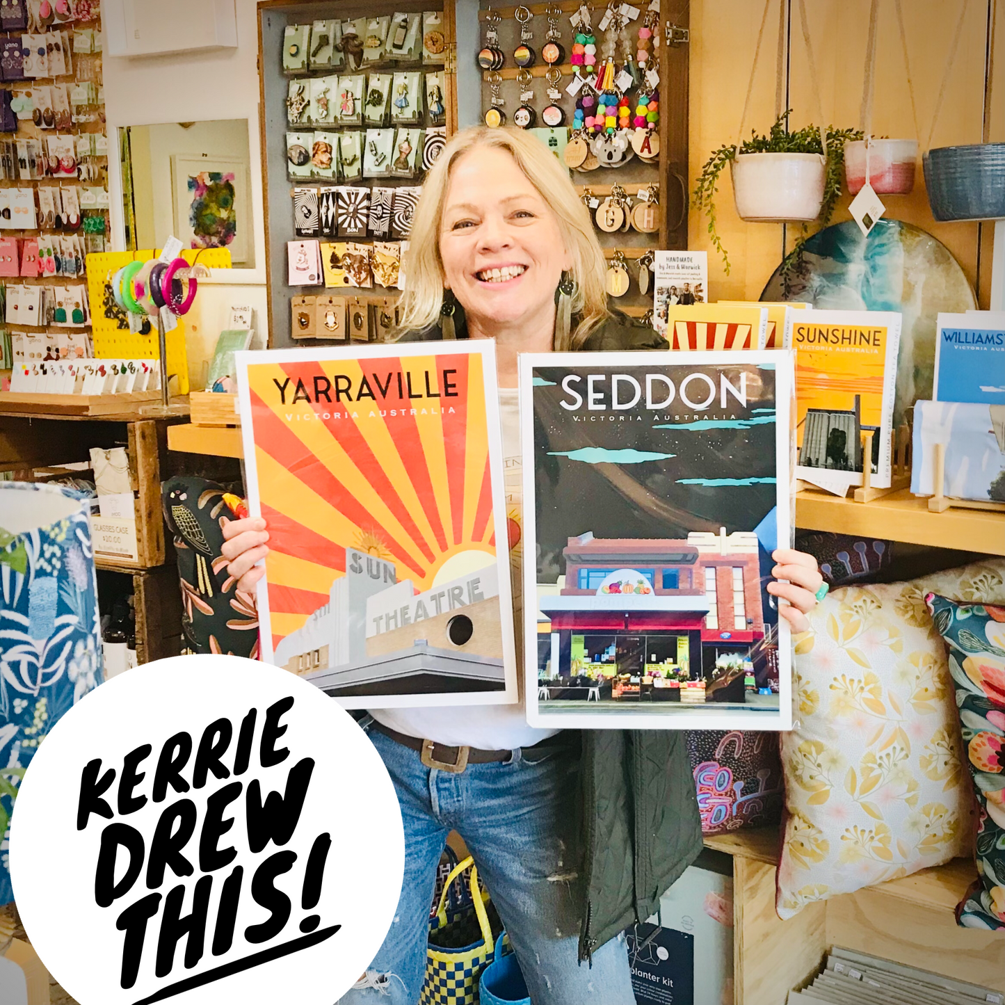 Tea Towel - Williamstown Beach