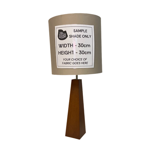 Lamp Base Only - Timber Square Column Table Lamp