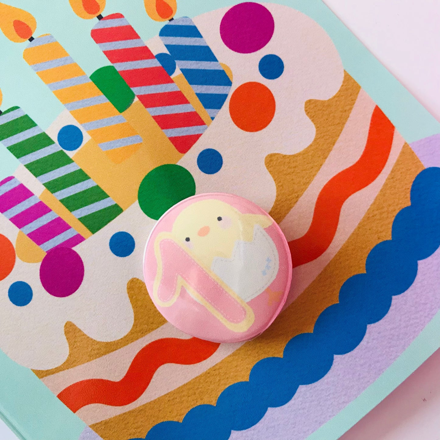 Badge Pin Birthday Cards