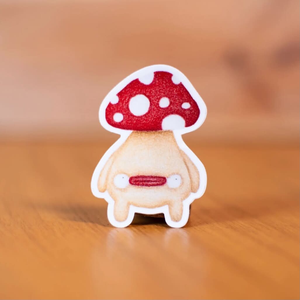 Original Illustration Die Cut Vinyl Stickers