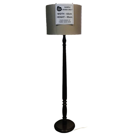 Lamp Base Only - Standard Wood Floor Lamp