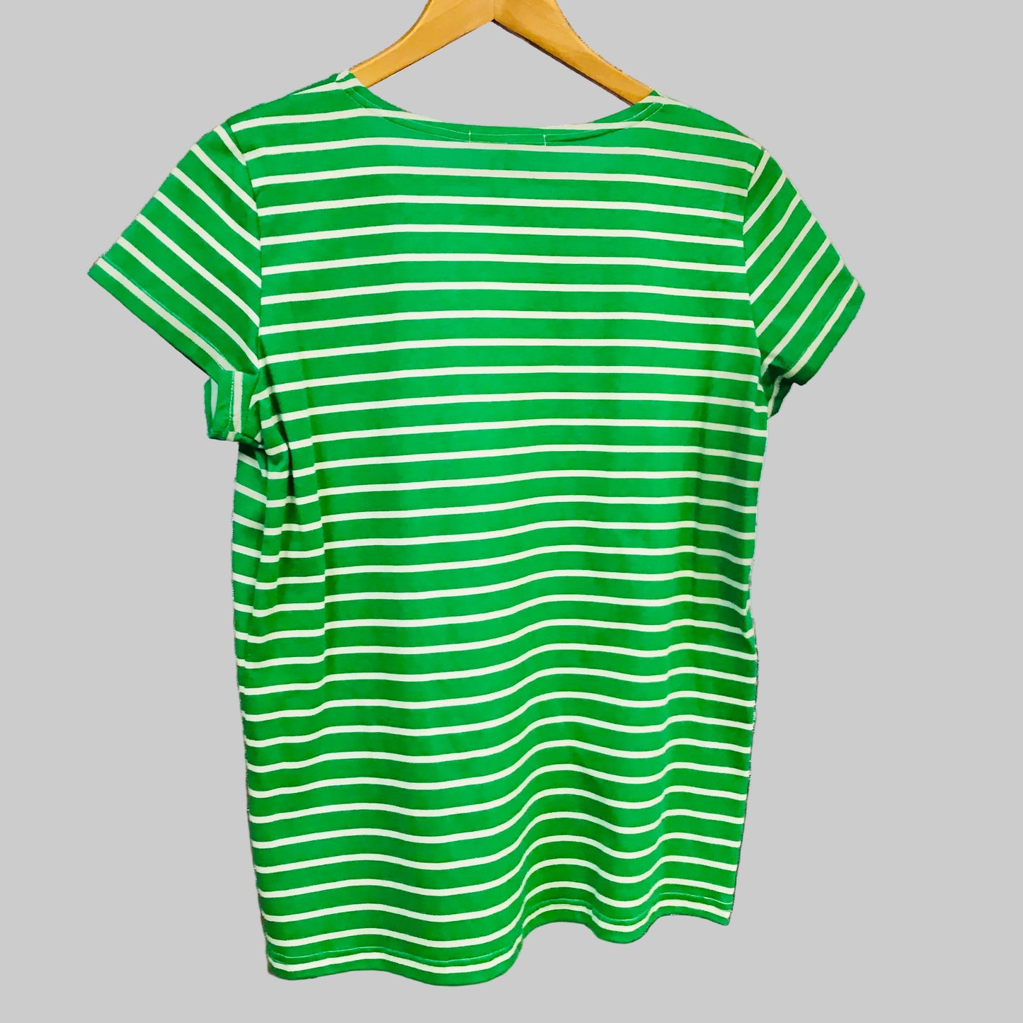 Women's Handmade Cotton Tee - Grassy