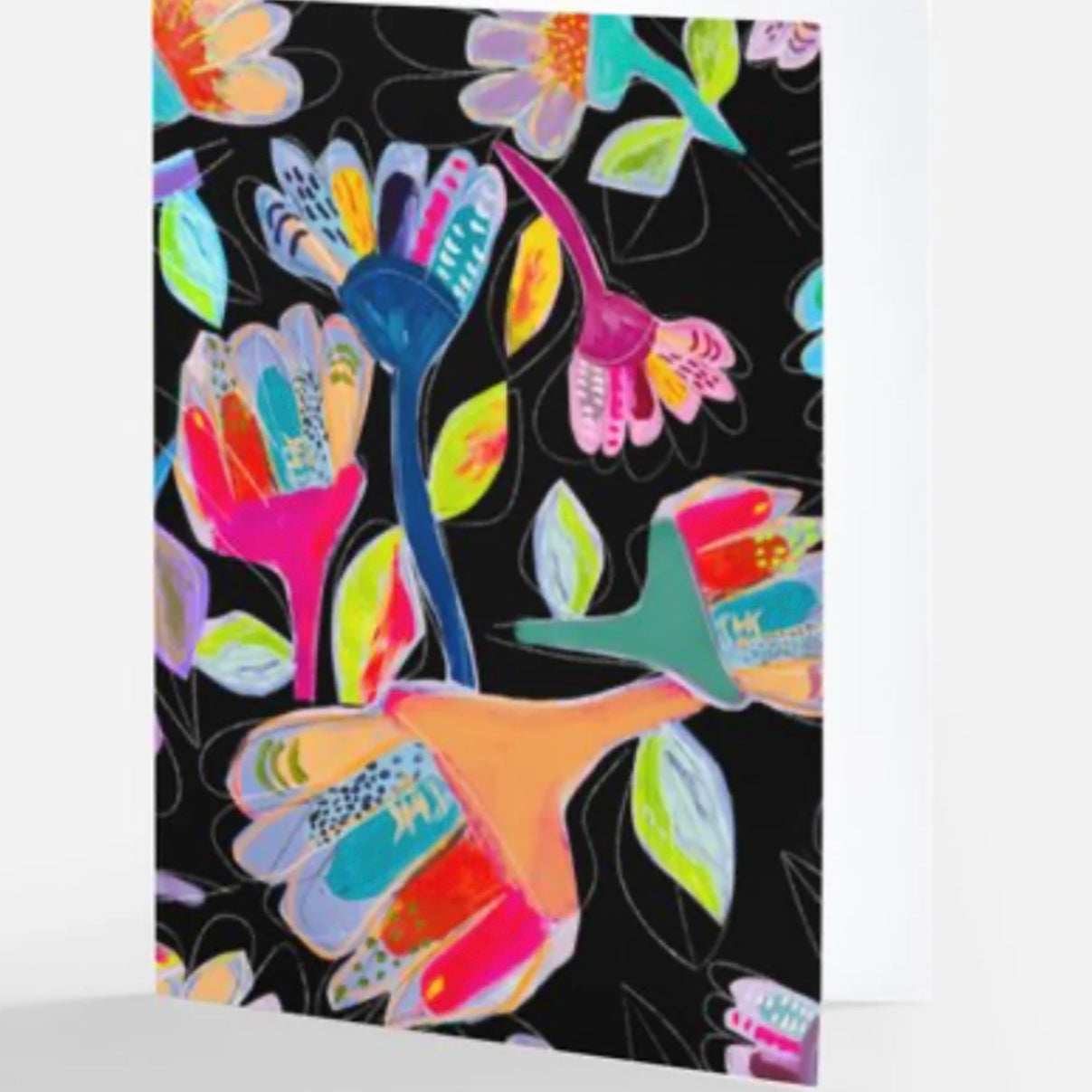 Abstract Art Blank Greeting Cards