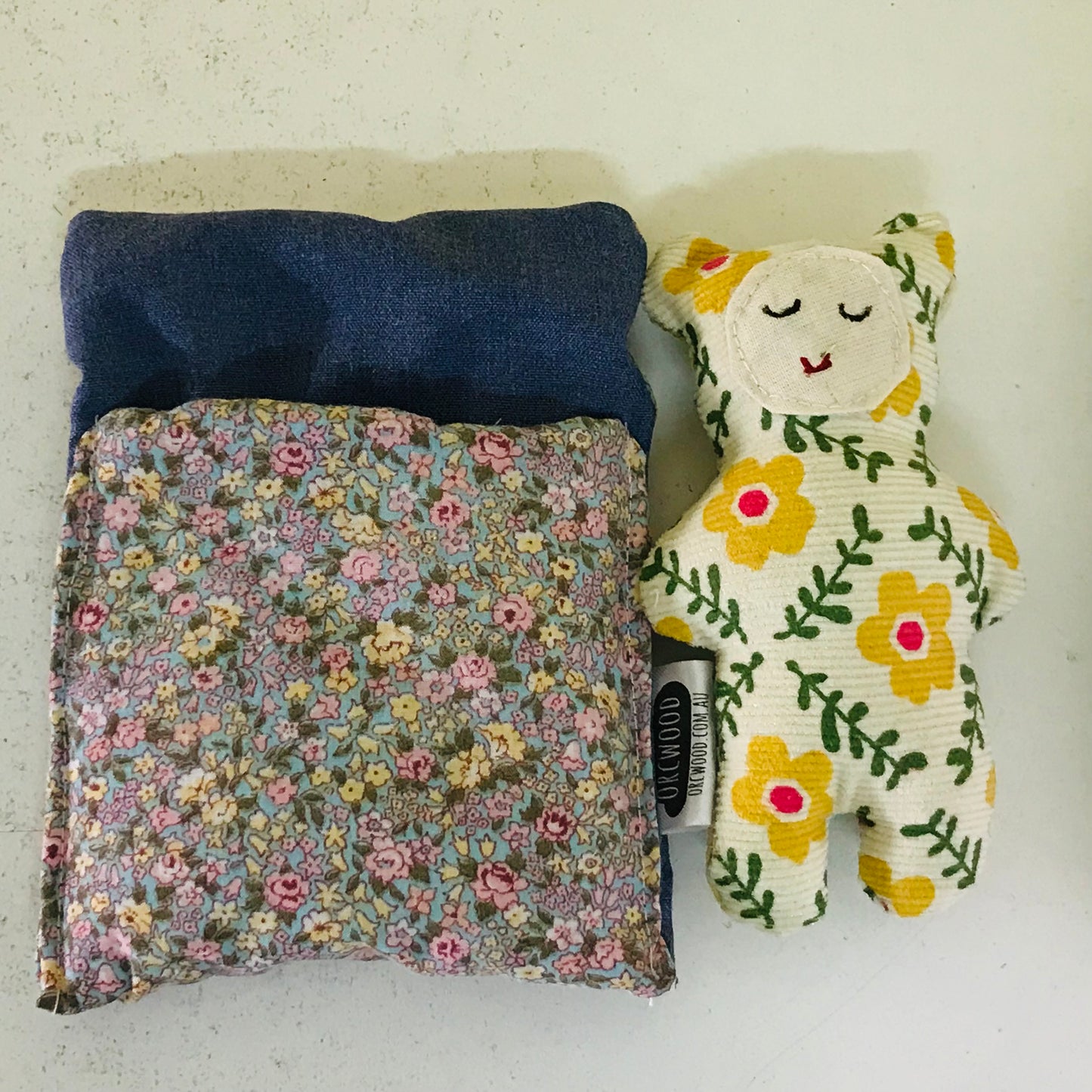 Handmade OOAK Mini Sleepy Bear with Sleeping Bag