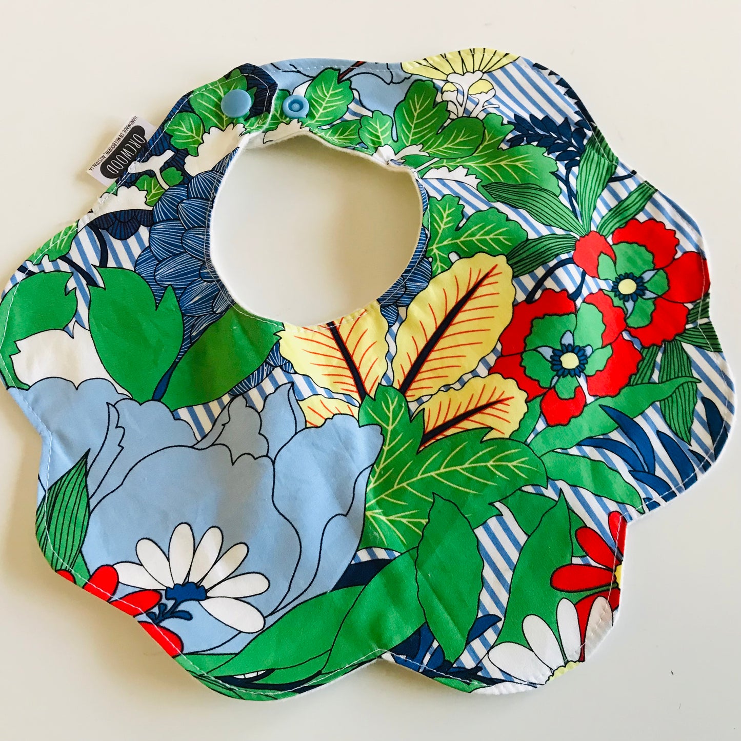 Bibs - Handmade Scalloped baby and toddler bib