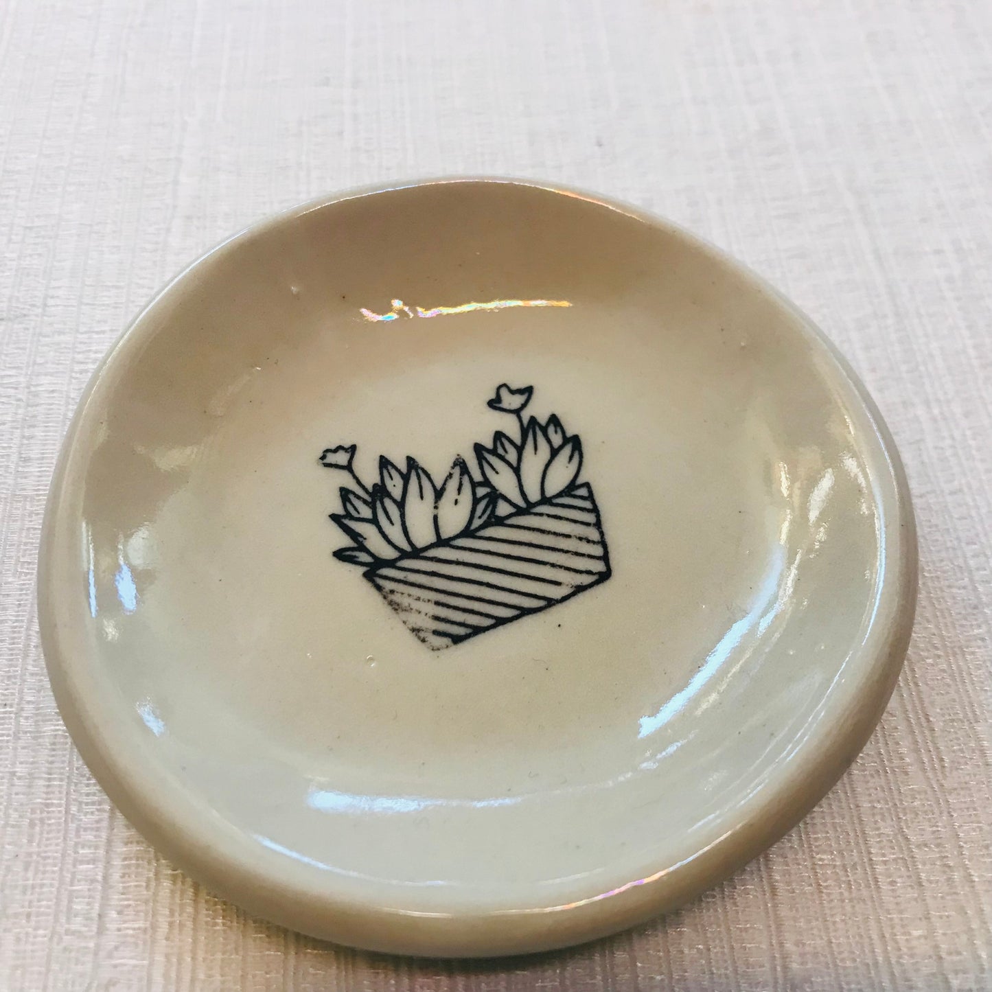 Handthrown Pottery Round Small Bowls & Trinket Dishes - Patterned & Coloured