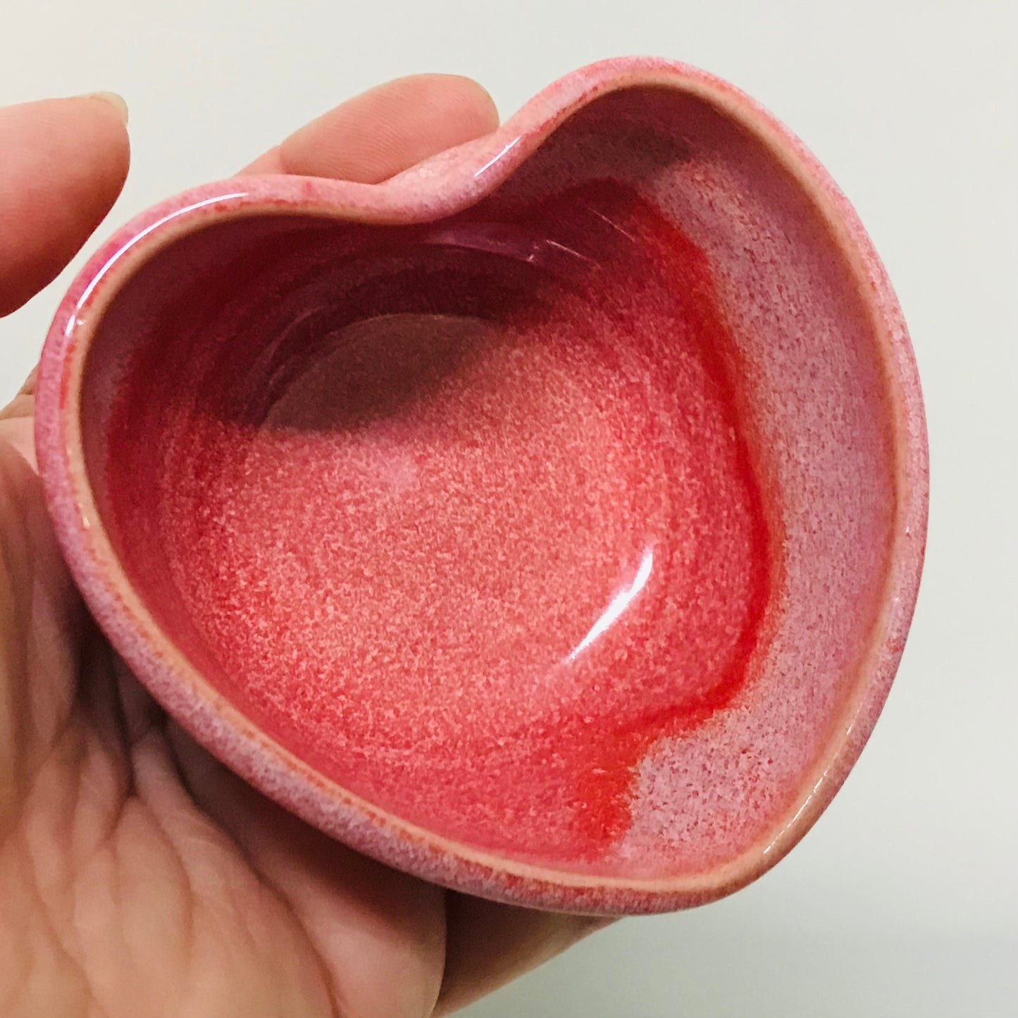 Handthrown Pottery Heart Trinket Dish