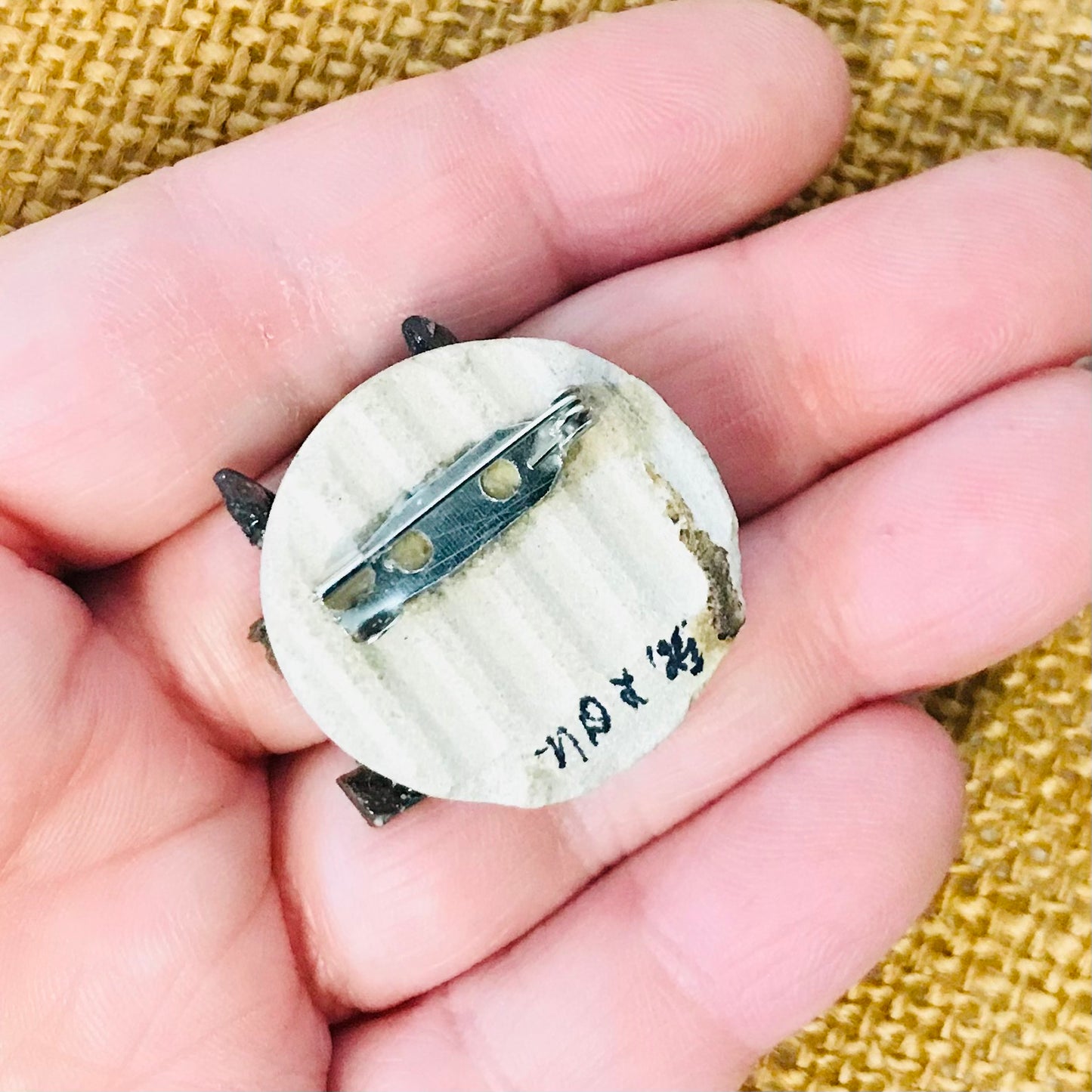 Found Object Brooch - Teeny Tiny City 2