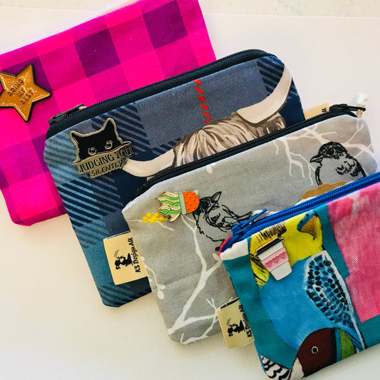 Mini Cosmetic Zip Pouch