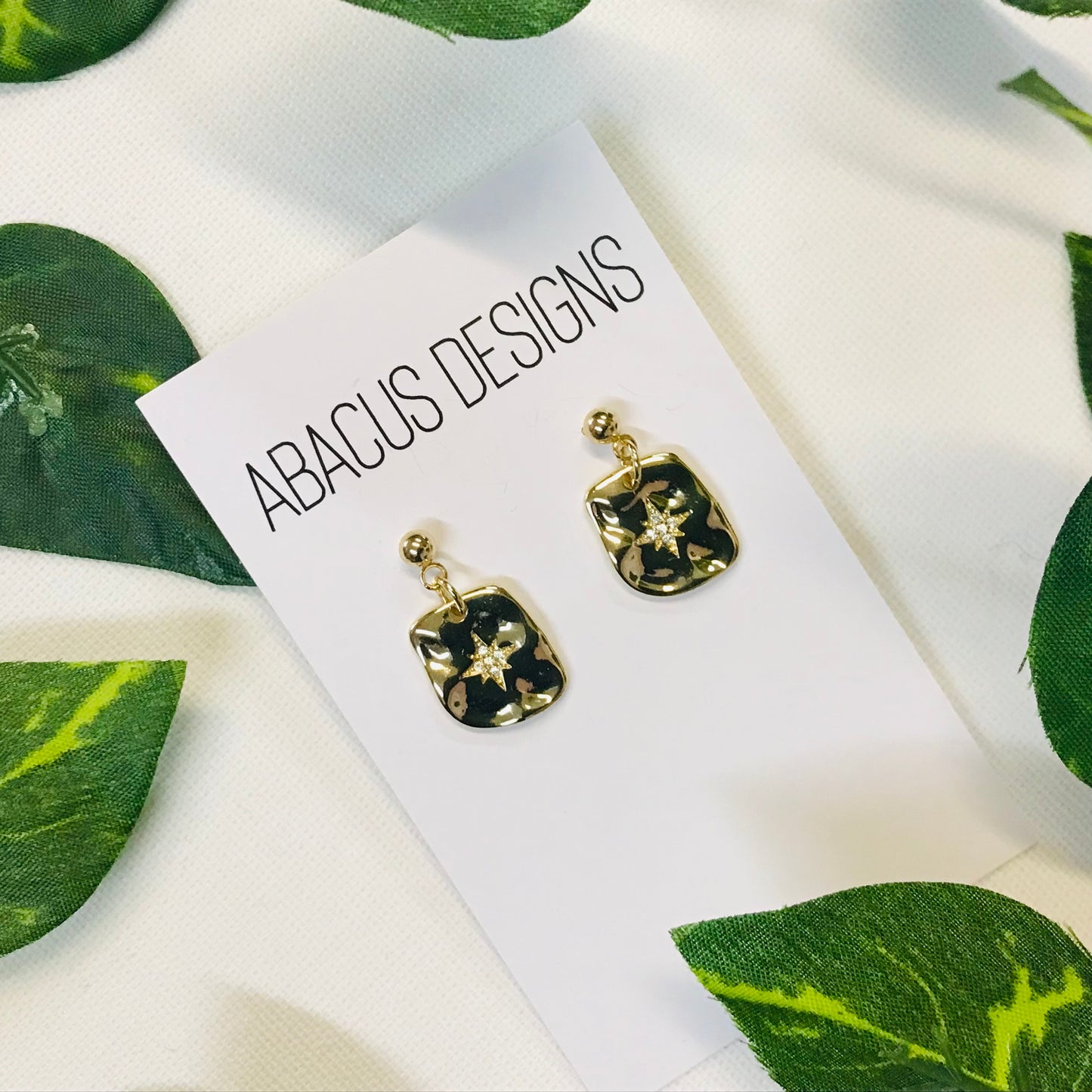 Brass Dangle Earrings