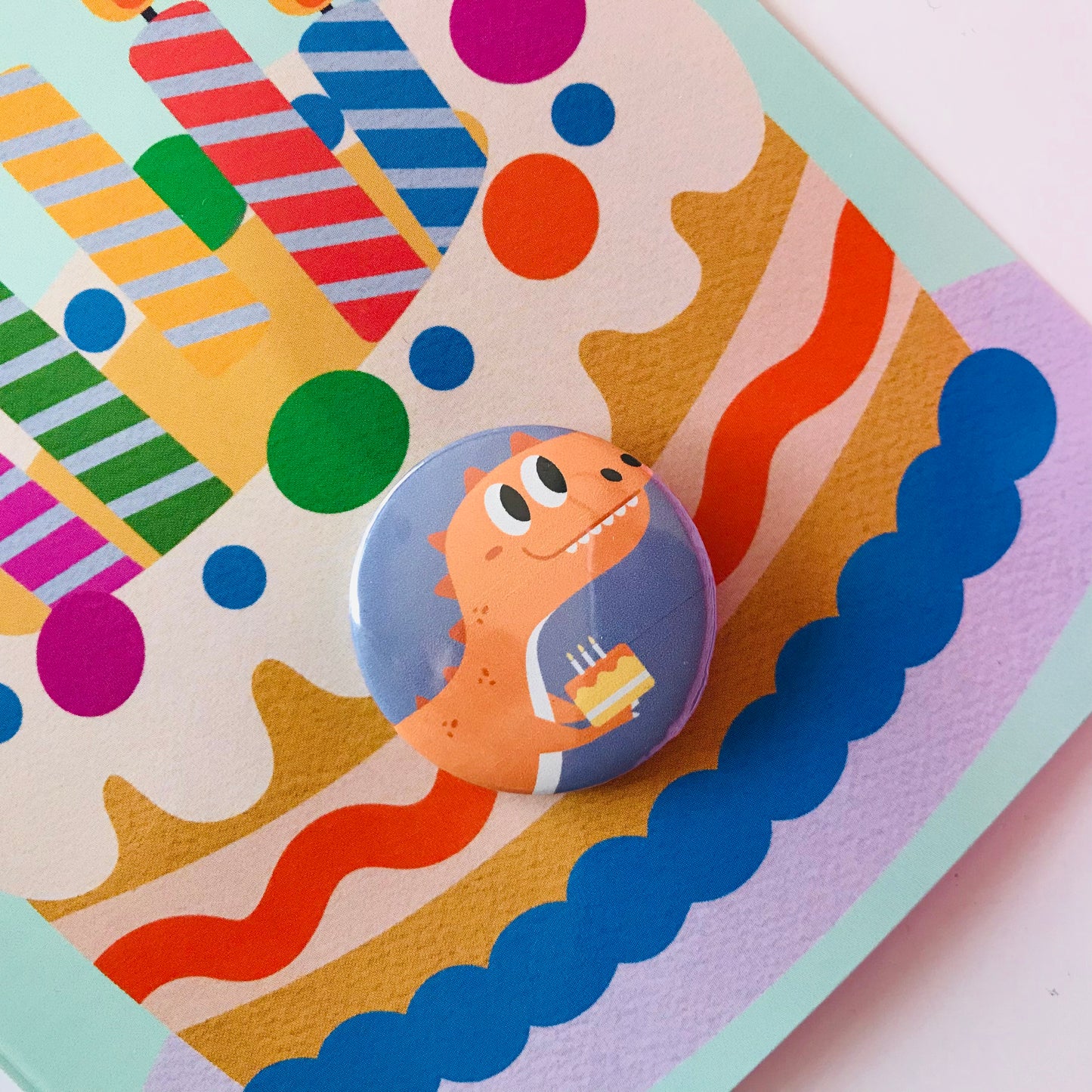 Badge Pin Birthday Cards