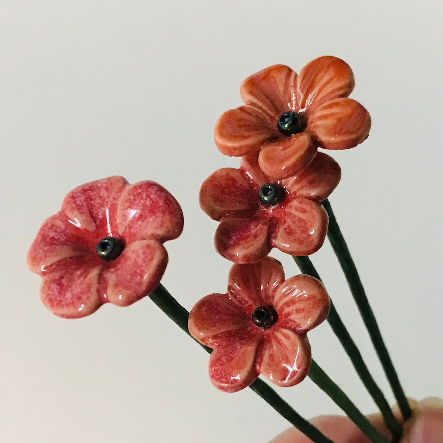 Handthrown Ceramic Flower