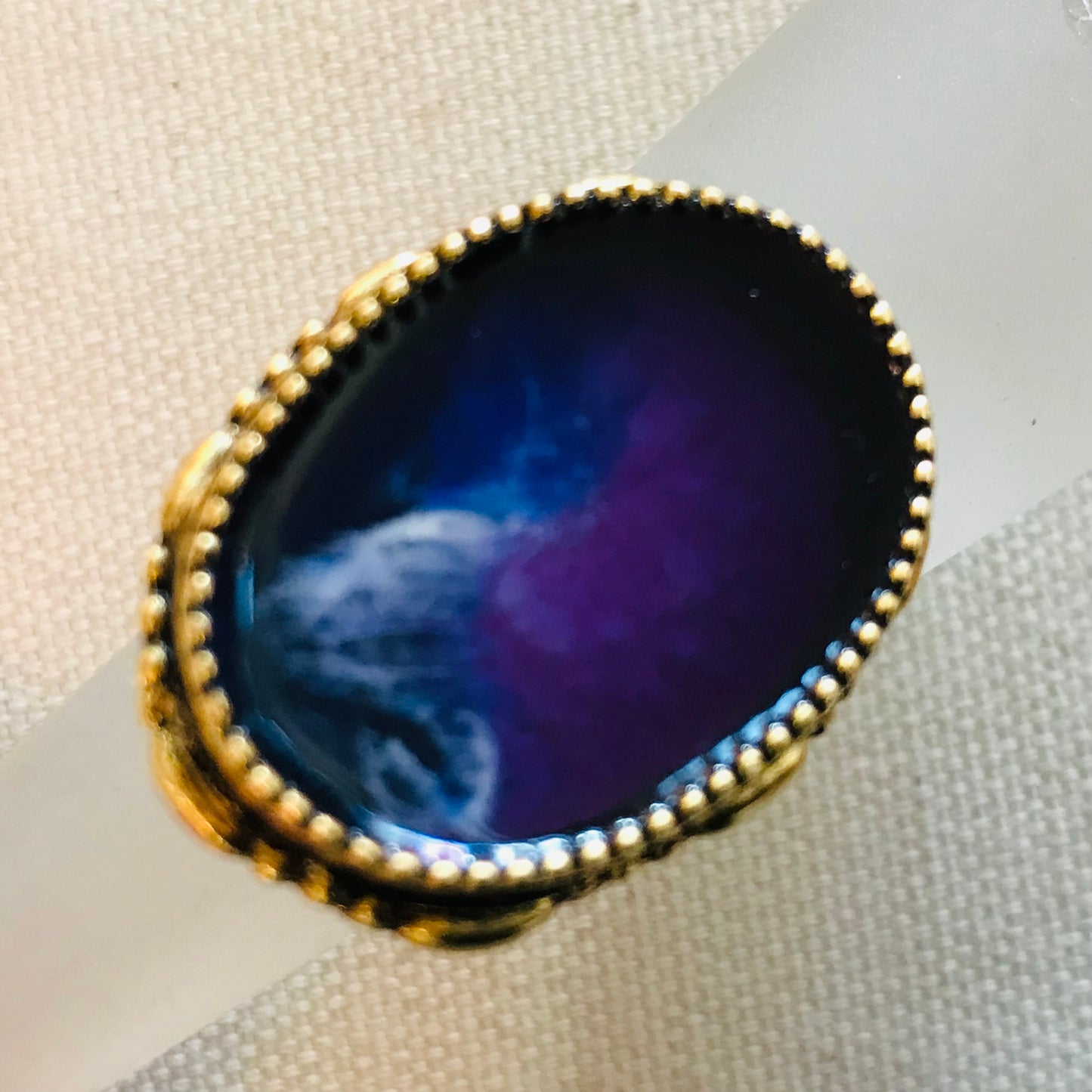 Mixed Metal & Resin adjustable rings
