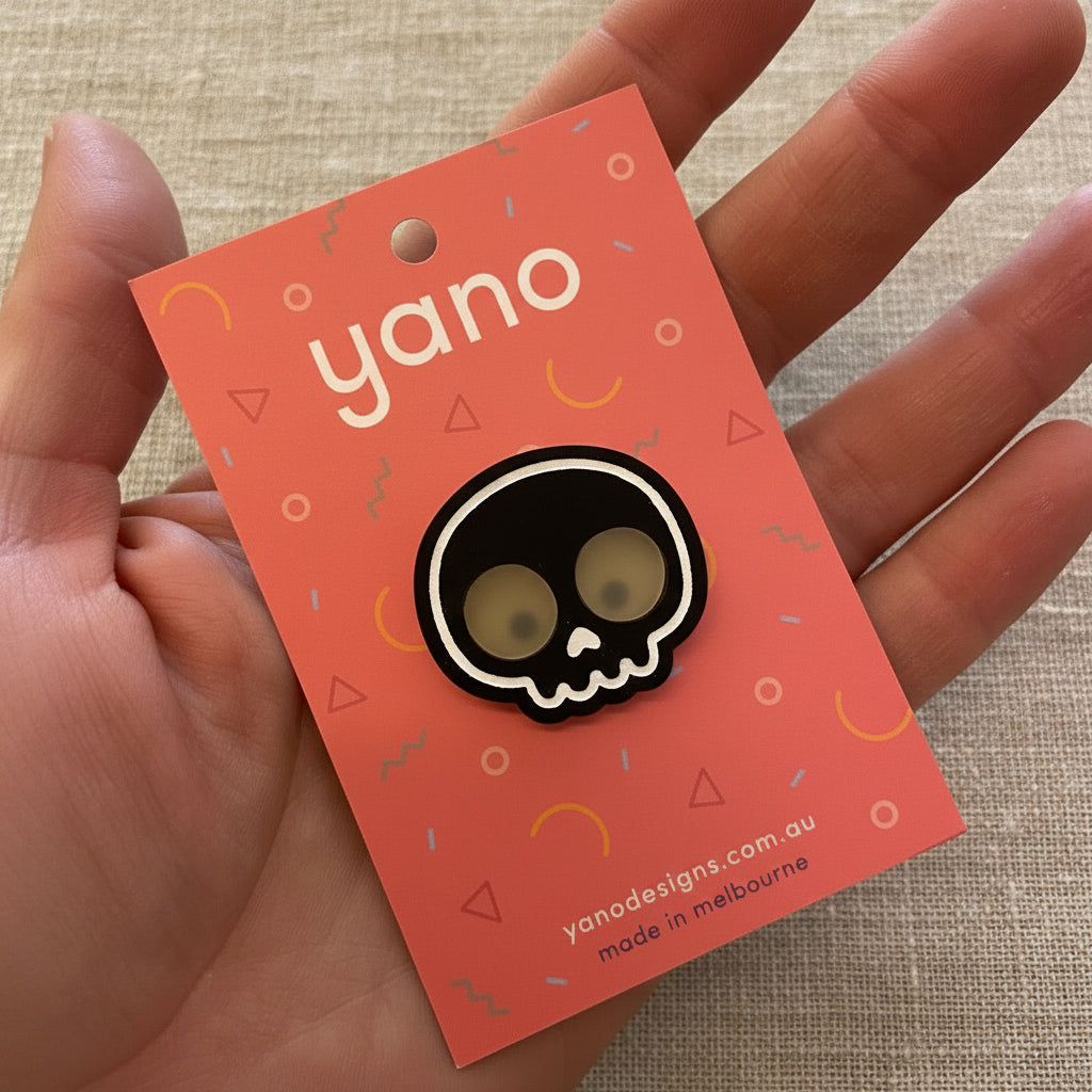 Acrylic Animal Brooch Badge