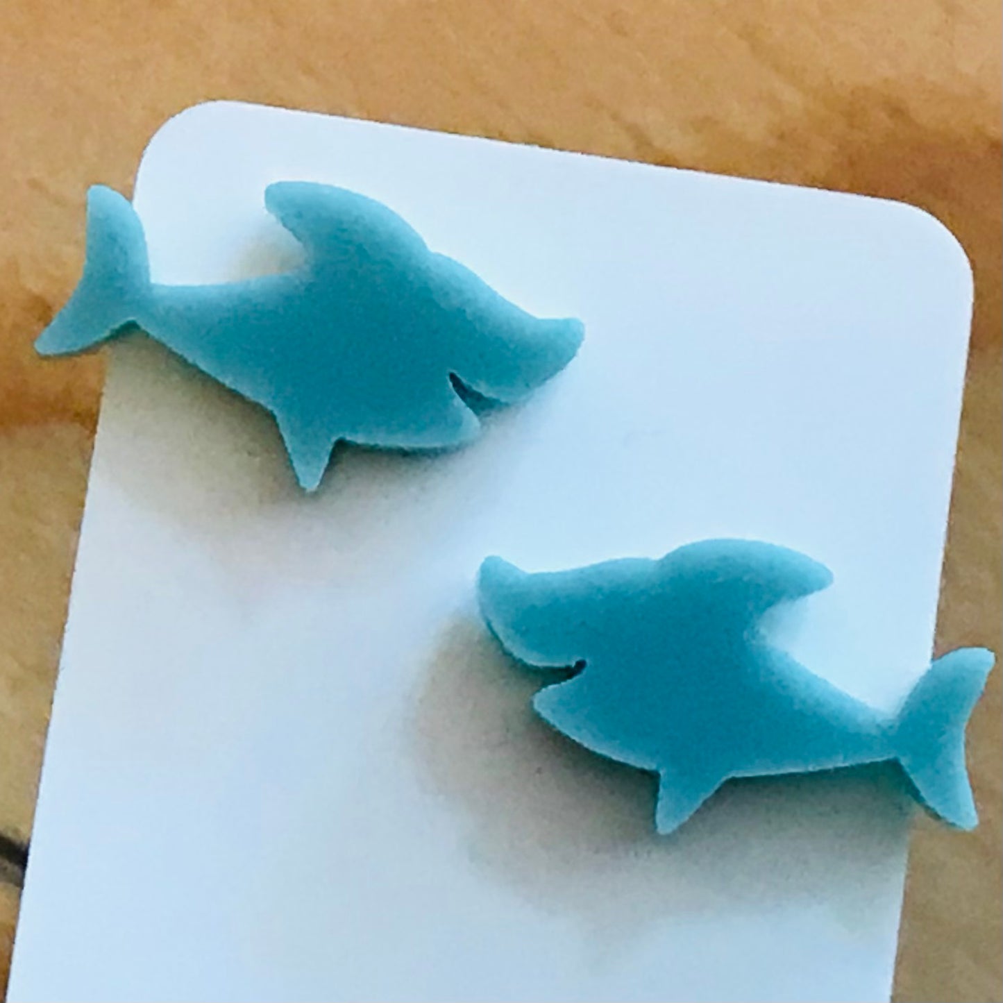 Novelty Studs Earrings - Graphic Acrylic