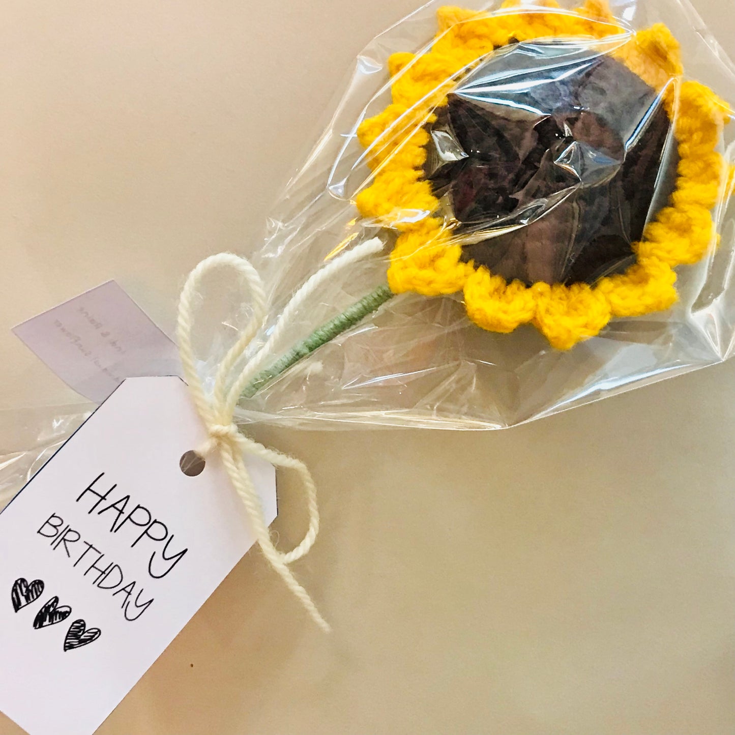 Individual Crochet Sunflowers